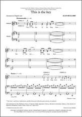 This is the Key Unison/Two-Part choral sheet music cover